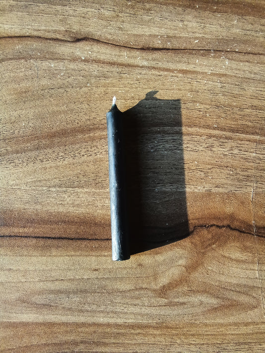 Black candle for chime spell and remove negativity